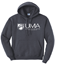 Picture of Port & Company® Core Fleece Pullover Hooded Sweatshirt-Heather Navy